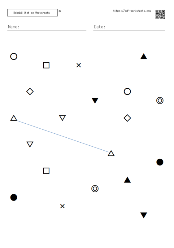 task-to-connect-the-same-symbol-with-a-line-10-10-sheets