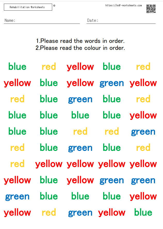 Stroop Task