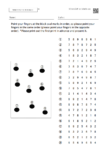 Tapping span task 8 digits (10 sheets) | Rehabilitation Worksheets