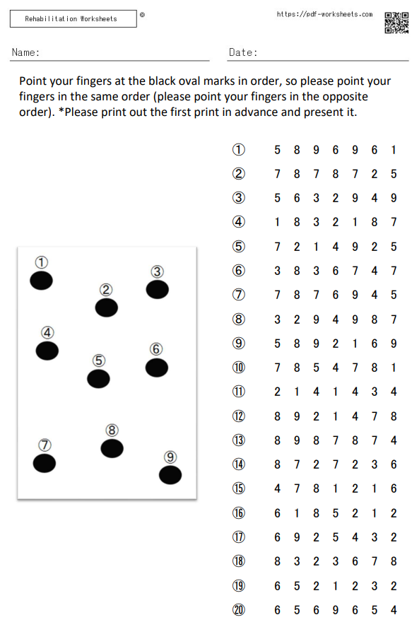 Tapping span task