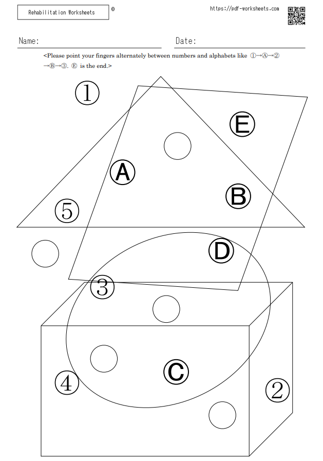 The task to find numbers and alphabets alternately 1-E